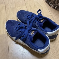 【ネット決済・配送可】PUMA 24cm 紺　