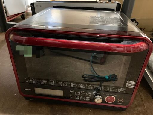 ☆中古￥11,800！TOSHIBA　電子レンジ　家電　2018年製　ER-JZ4000(R)型　【BD043】