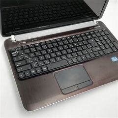 新品SSD 15.6型 茶色 ノートパソコン HP Pavilion dv6 中古良品 Core i7 8GB Blu-ray 無線 Bluetooth Webカメラ Windows10 Office 新品SSD 15.6型 茶色 ノートパソコン HP Pavilion dv6 中古良品 Core