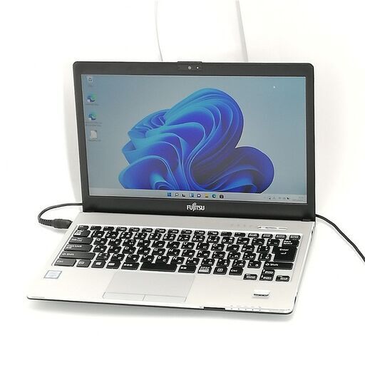 日本製 13.3型 ノートパソコン 富士通 S936/M 中古良品 第6世代 i5 8GB 高速SSD DVD 無線 Bluetooth Webカメラ Windows11 Office