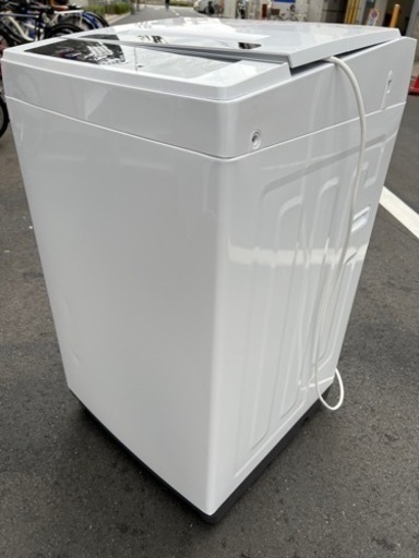 決まりました♻️全自動電気洗濯機㊗️安心保証あり6キロ2021年製配達設置可能