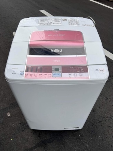 大阪市内配達設置無料 日立洗濯機　８キロ保証有り