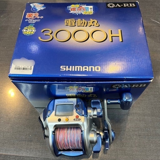 J2337 SHIMANO シマノ 電動丸 3000H 電動リール バッテリー付 付属