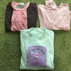 ☆子供服 女の子 125～140 長袖Tシャツ 鬼滅・Tシャツ ...