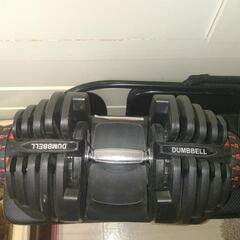 【予約済】可変式ダンベル40キロ×2セット　ベンチおまけ付き