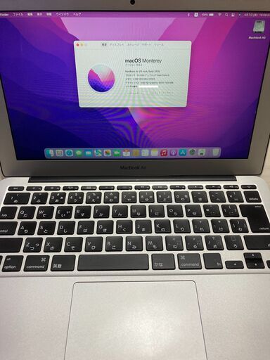 再出品!! バッテリー新品!! MacBook Air 11 inch 2015