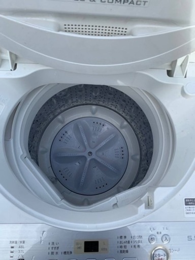 ✨2019年製✨1495番 シャープ✨電気洗濯機✨ES-GE5C-W‼️