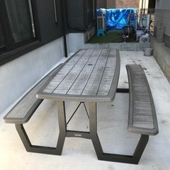 引取限定】Costco購入 屋外ピクニックテーブル - メルカリ