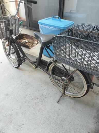 C835☆限定特価☆ 中古自転車 【アサヒ 26インチ ママチャリ 白 6段