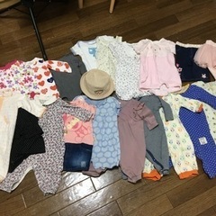 無料・春夏ロンパース70から80センチ