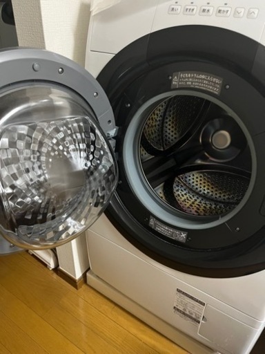 ドラム式洗濯機　SHARP ES-SF7 7kg