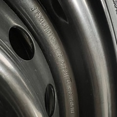 新車外し/TOYOTA/200系/ハイエース/2023年製/BRIDGESTONE/195/80R15/純正タイヤホイール/4本セット/キャップ付き！