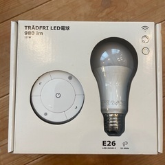 IKEA調光調色LED電球（リモコン付き）