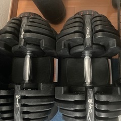 可変式ダンベル38kg、ベンチ