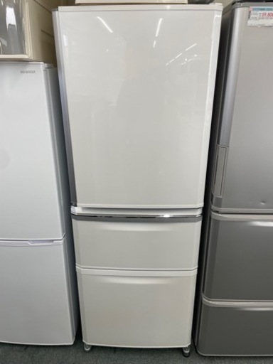 3ドア冷蔵庫（335L） 三菱 MR-C34D 2019年製 中古品