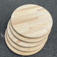 木材丸板【パイン集成材】40 cm