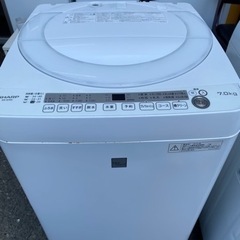 シャープ　洗濯機　7K   2018年製　今月値下げ中　5,50...