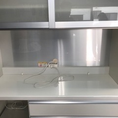 パモウナ　キッチンボード　食器棚　ソフトクローズ　幅120㎝　程度良好　人気