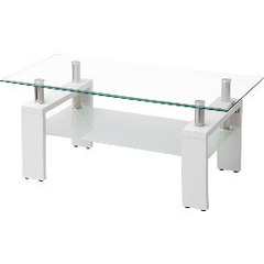 【ネット決済】ガラステーブル　ローテーブル　テーブル　机