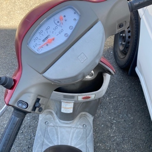 バイク スズキ レッツ2 願える 50cc 原付 メットイン バイク