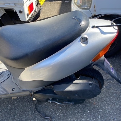 SUZUKI レッツ2 銀色 原付メットインスクーター 2サイクル 福岡市南区