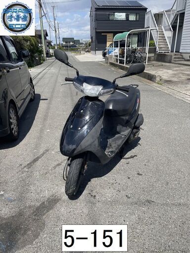 お取引頂きました。初期不良対応車両です♪　愛知県公安委員会登録業者(オートバイ商)☆GARAGE-ECO千音寺☆軽整備＆点検済み☆レッツⅡ　CA1PA黒　5-151名古屋市中川区より!!