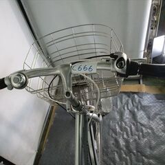 C666　限定特価　整備済み★ブリヂストン　アルベルト★ 中古自転車 【27インチ 　シルバー】