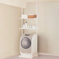 【ネット決済】つっぱり洗濯機ラック ソルヴィ (IMPV)ニトリ