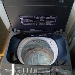 ★【ハイセンス】全自動洗濯機 2020年製 5.5kg[HW-G55E7KK] 【3ヶ月保証付き★送料に設置込み】💳自社配送時🌟代引き可💳※現金、クレジット、スマホ決済対応※