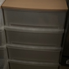4段収納BOXケース①/天板木板❣️