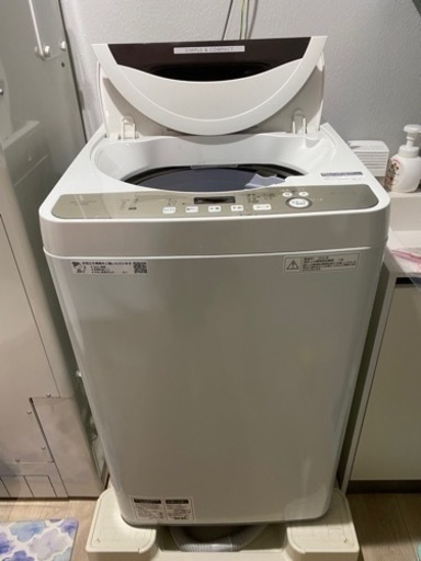 SHARP ES-GE6D-T 全自動洗濯機2020年製