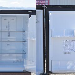 ★Hisense/ハイセンス★ガラストップ 2ドア冷蔵庫 右開き 静音 154L HR-G1501 ダークブラウン 19年製