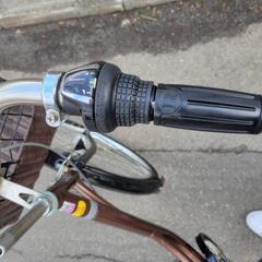 春です！チャイルドシート付自転車26インチ