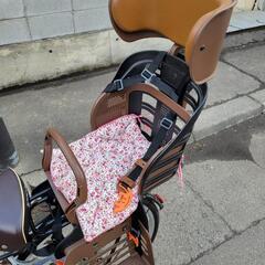 春です！チャイルドシート付自転車26インチ