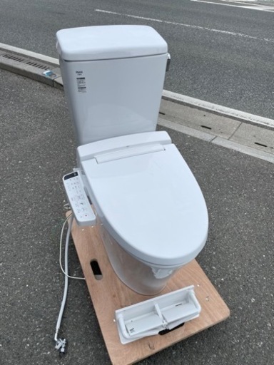 ■中古品 INAX YBC-ZA10S/BW + DT-ZA150E/BW1 + CW-KB21 2020年製 シャワートイレ 動作問題なし ■