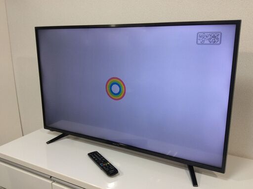 YJT6747【Hisense/ハイセンス 43インチ液晶テレビ】美品 2018年製 43A6100 家電 映像機器 テレビ