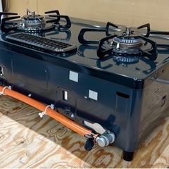 お引取り限定 美品 22年製 パロマ LPガス用コンロ ガステーブル IC-S37BM-L
