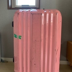 【決まりました】ジャンク品　スーツケース　大容量　ピンク