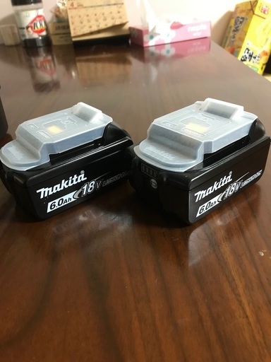 マキタ18V 6Aバッテリー