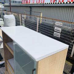 大型引き戸ハイカウンター 幅120cm 日本製