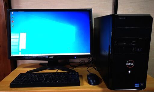 （オマケ付き）DELL VOSTRO(デスクトップ) + 24インチ液晶