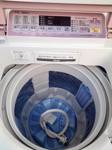 【売ります】パナソニック　洗濯機　7kg　NA-FA70H2　2015年製