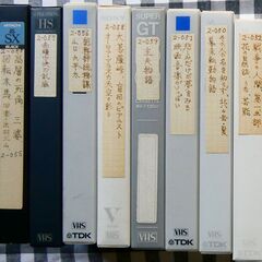 ☆ＶＨＳ　ビデオテープ（３６－２９）　８本セット  （古い映画・...