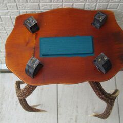 鹿の角 置物 土台付き 60cm