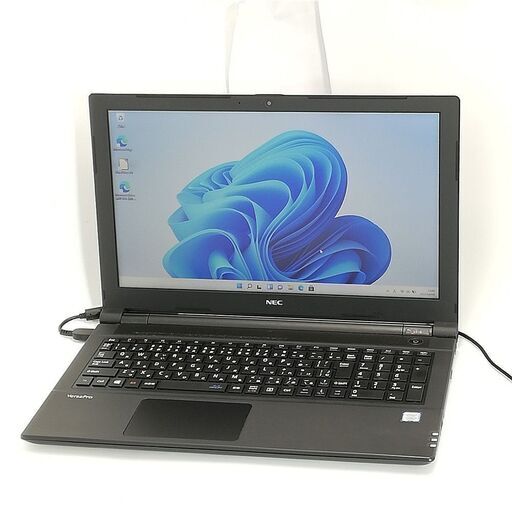 新品SSD 15.6型 ノートパソコン NEC VRT25F-4 中古良品 第7世代 Core i5 8GB DVD 無線 Bluetooth Webカメラ Windows11 Office
