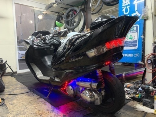 マジェスティC オーディオLEDカスタム sg03j 草加市 brembo