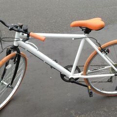 クロスバイク 17800円 6段階切替 ⛓️チェーン新品🚲安心の新規防犯登録料込 639