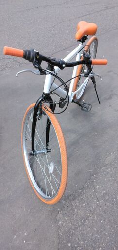 クロスバイク 17800円 6段階切替 ⛓️チェーン新品安心の新規防犯登録  