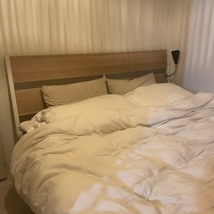 【ネット決済】IKEA クイーン　サイズ　ベッドフレーム