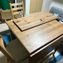 テーブル、椅子2個セット